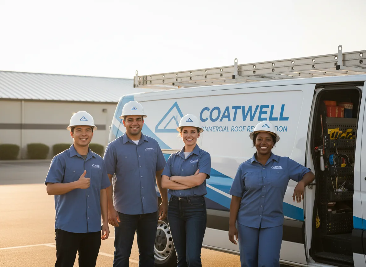 Commercial roof coating company in Waterman, IL